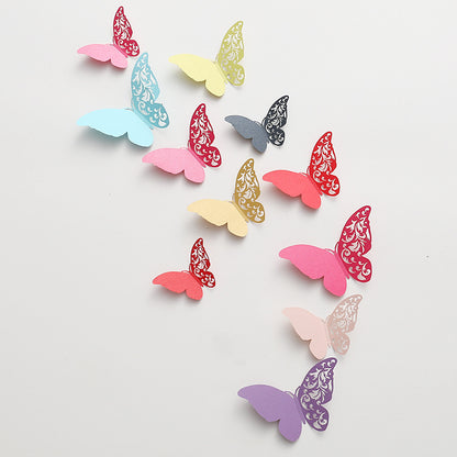 Simulated butterfly wall sticker