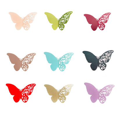 Simulated butterfly wall sticker