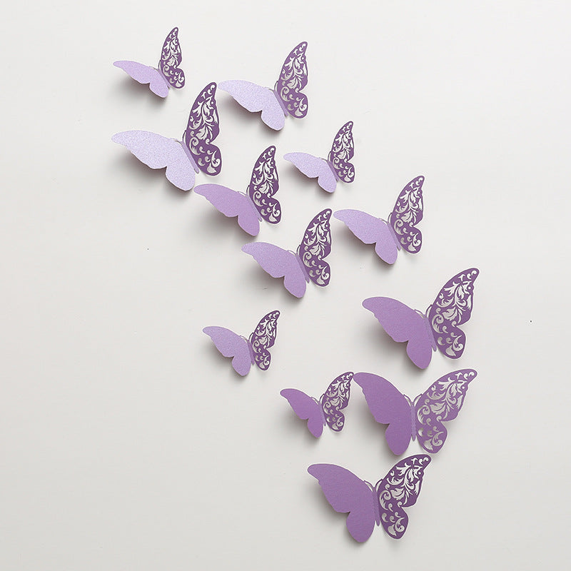 Simulated butterfly wall sticker