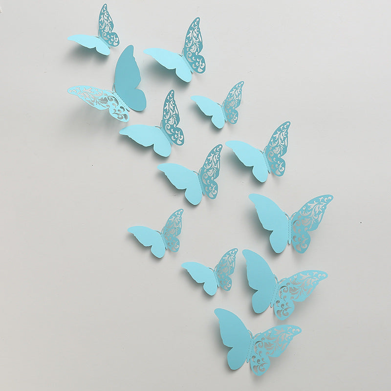 Simulated butterfly wall sticker