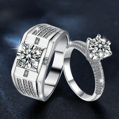 Simulated diamond ring