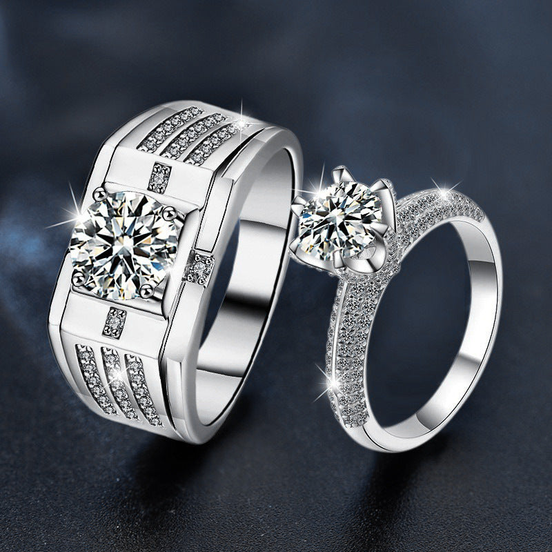 Simulated diamond ring