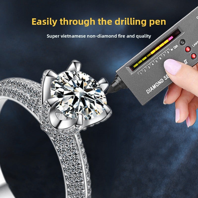 Simulated diamond ring