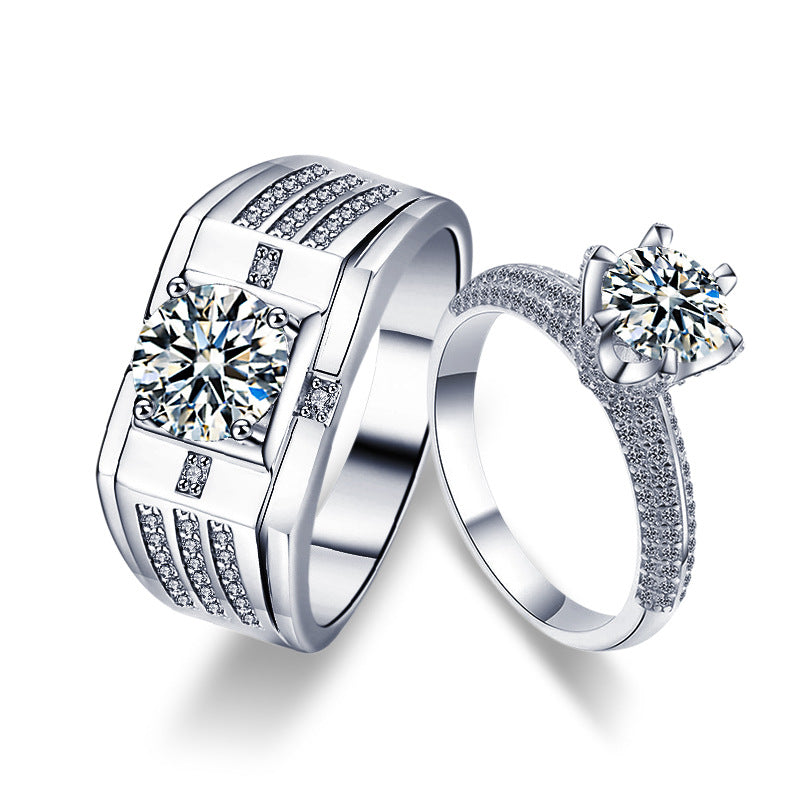 Simulated diamond ring
