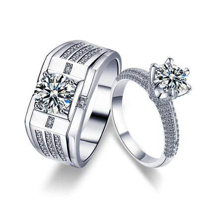 Simulated diamond ring