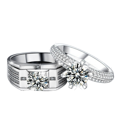Simulated diamond ring