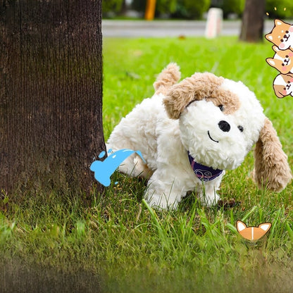 Simulated electric plush cat