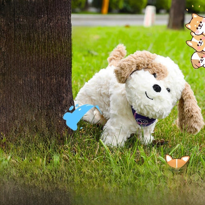 Simulated electric plush cat