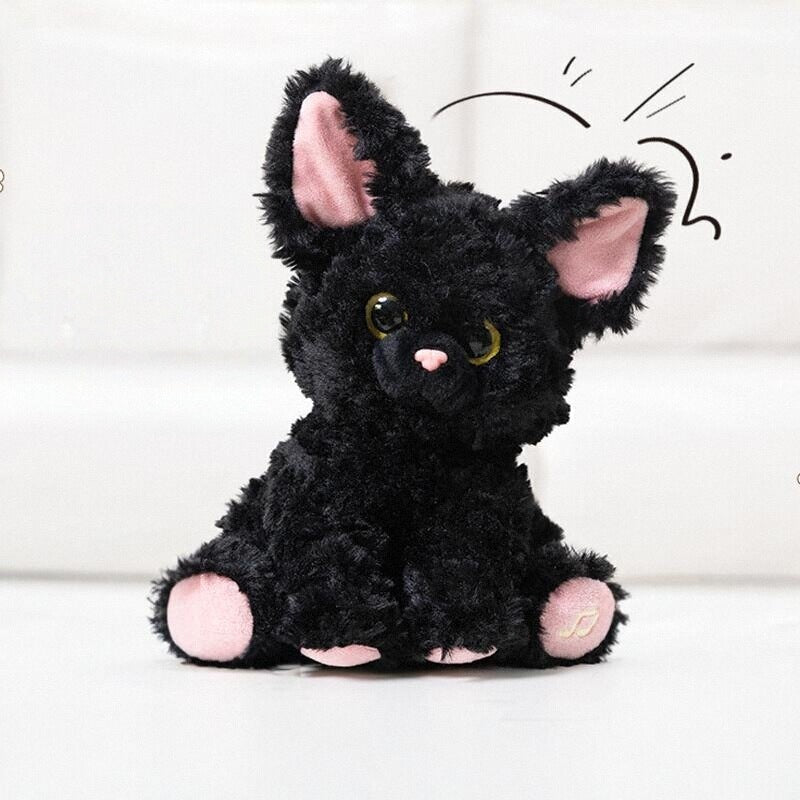 Simulated electric plush cat