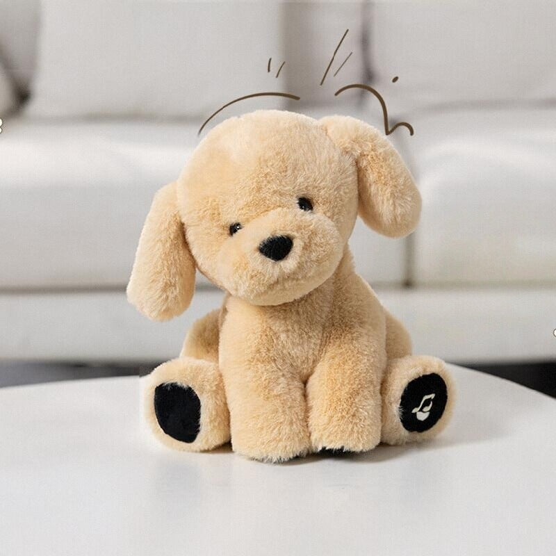 Simulated electric plush cat