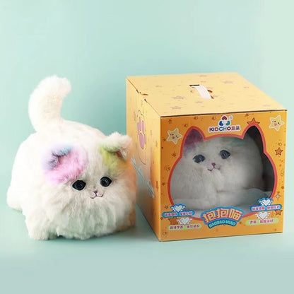 Simulated electric plush cat