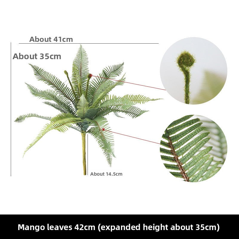 Simulated Fern Green Plants for Wedding Decor