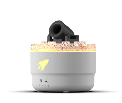 Simulated Flame Aroma Diffuser with Colorful Light