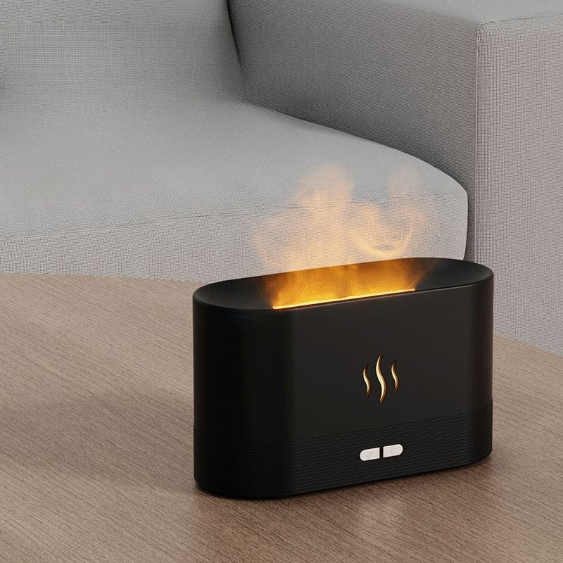 Simulated flame aromatherapy