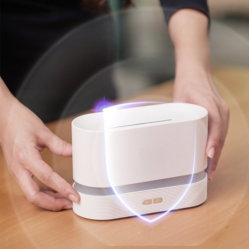 Simulated flame aromatherapy