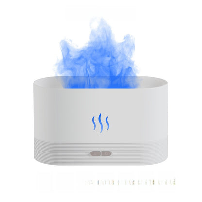 Simulated flame aromatherapy