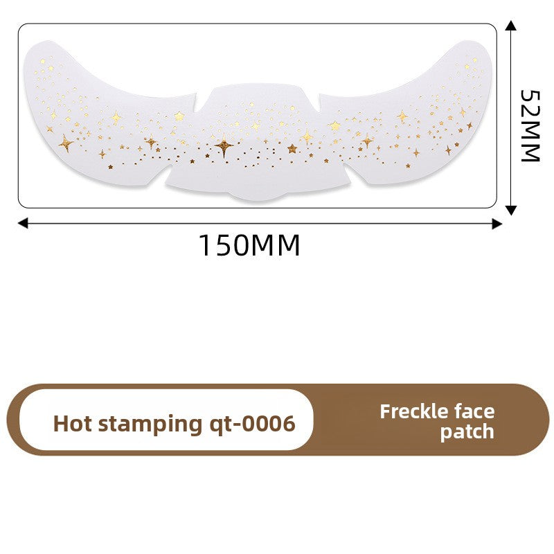 Simulated freckle stickers