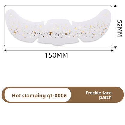 Simulated freckle stickers
