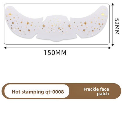 Simulated freckle stickers