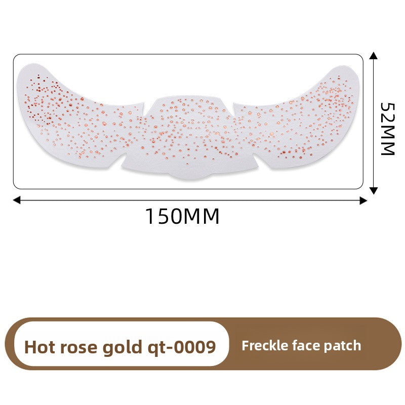 Simulated freckle stickers