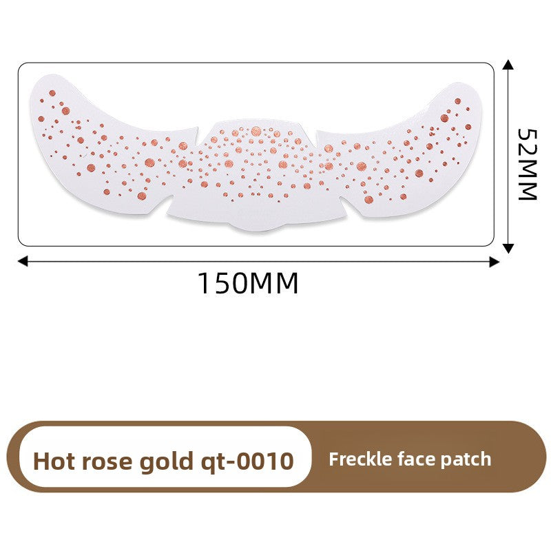 Simulated freckle stickers