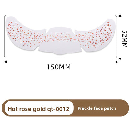 Simulated freckle stickers