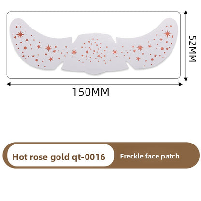 Simulated freckle stickers