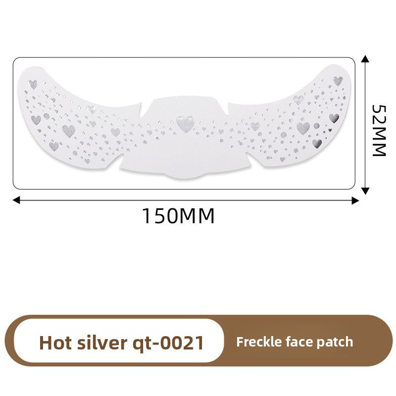 Simulated freckle stickers
