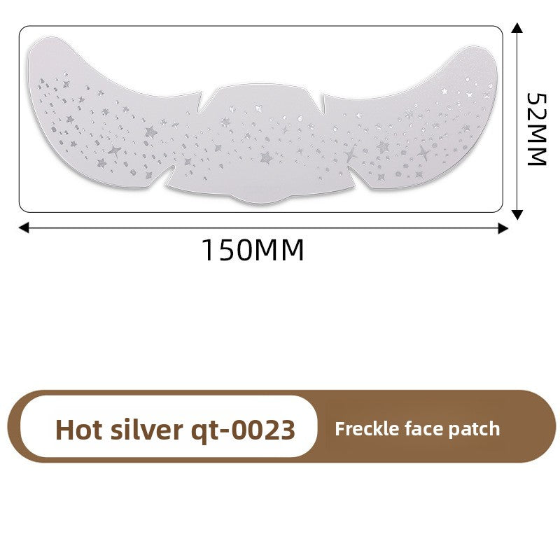 Simulated freckle stickers
