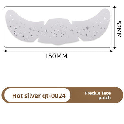 Simulated freckle stickers