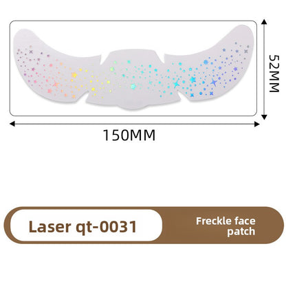 Simulated freckle stickers