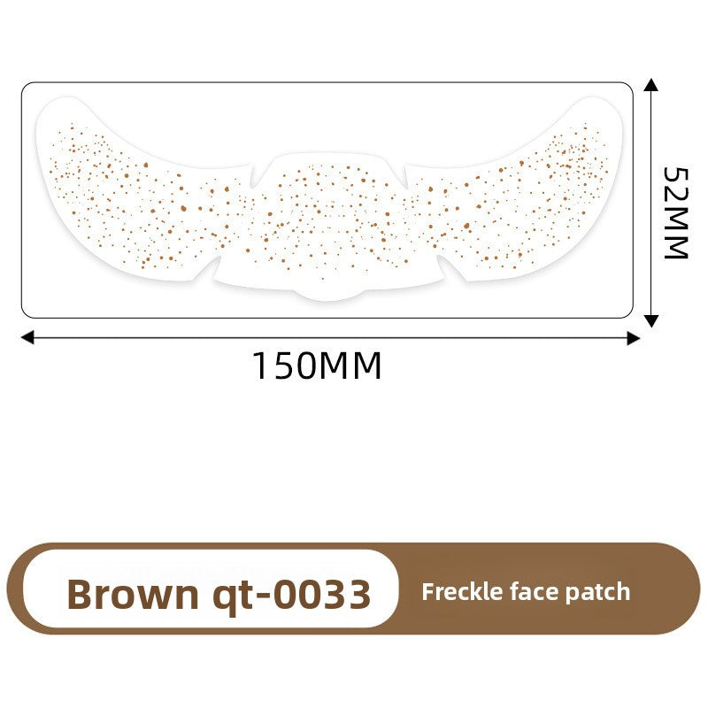 Simulated freckle stickers