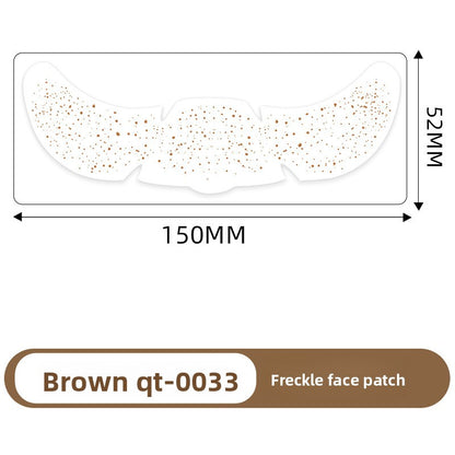 Simulated freckle stickers