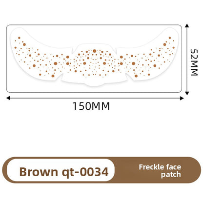 Simulated freckle stickers