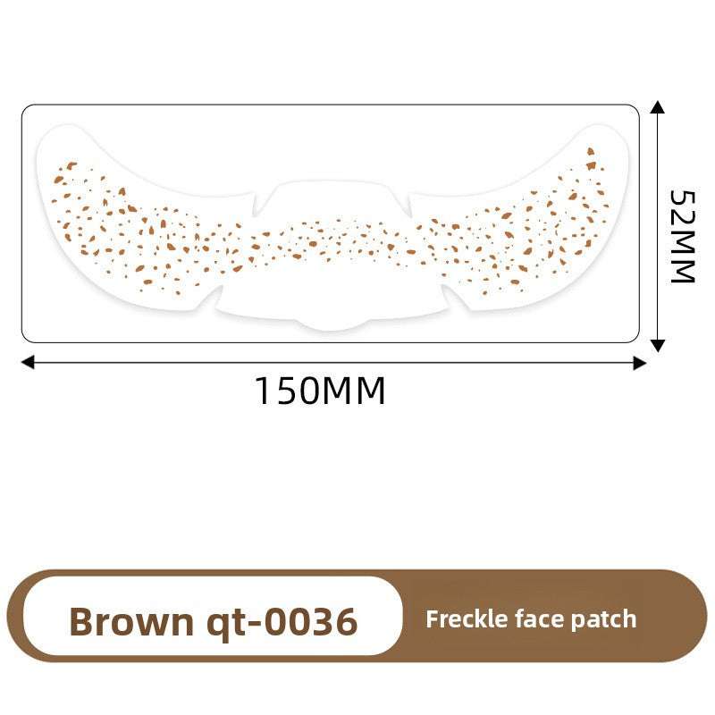 Simulated freckle stickers