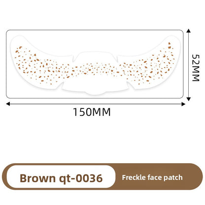 Simulated freckle stickers