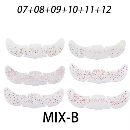 Simulated freckle stickers