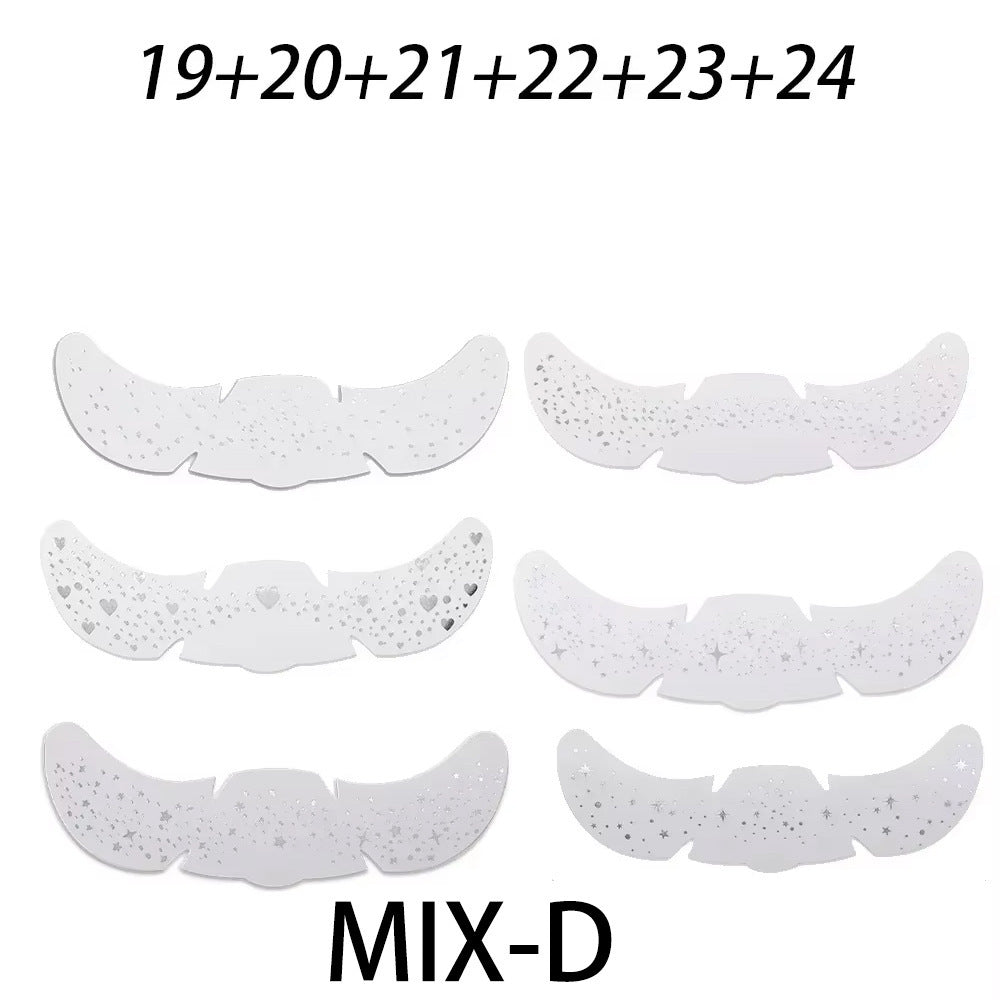 Simulated freckle stickers