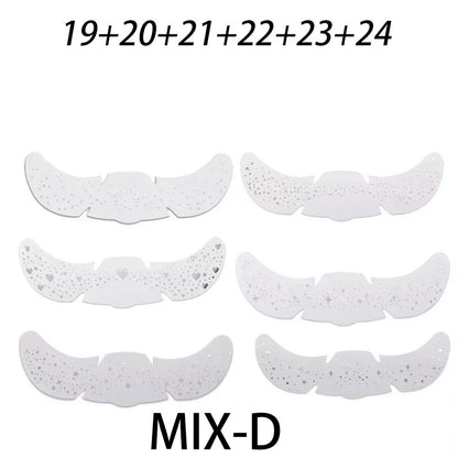 Simulated freckle stickers