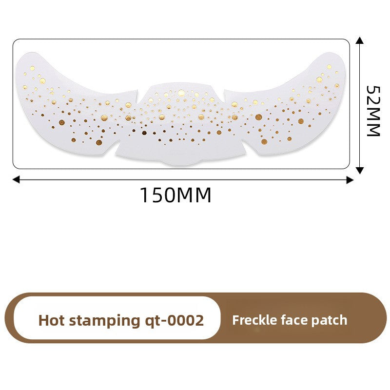 Simulated freckle stickers