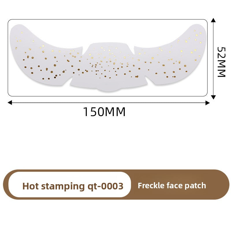 Simulated freckle stickers