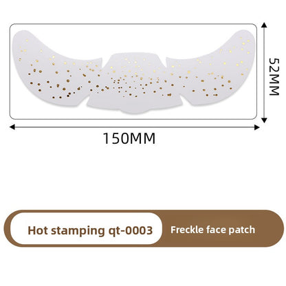 Simulated freckle stickers