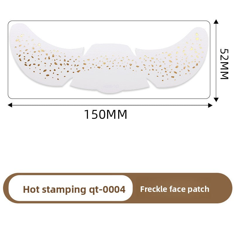 Simulated freckle stickers