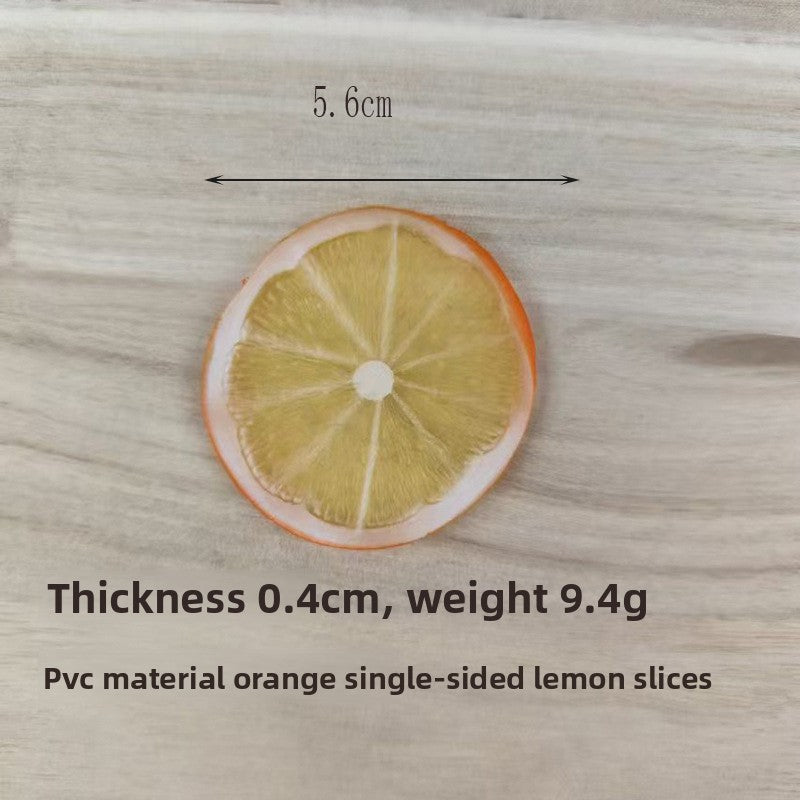 Simulated Fruit Slices for Photography Props