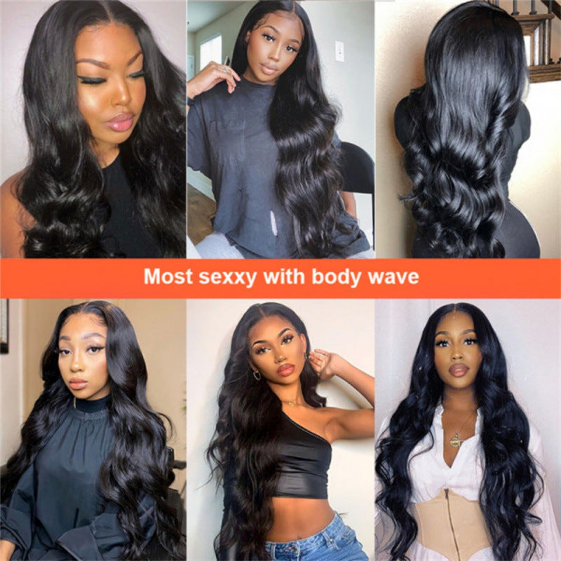 Simulated human hair extensions