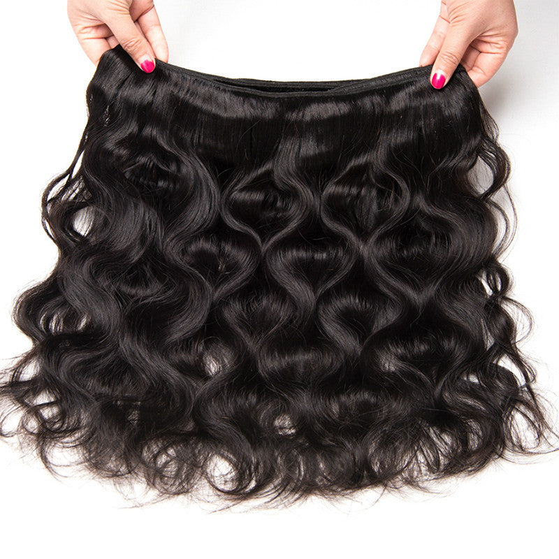 Simulated human hair extensions