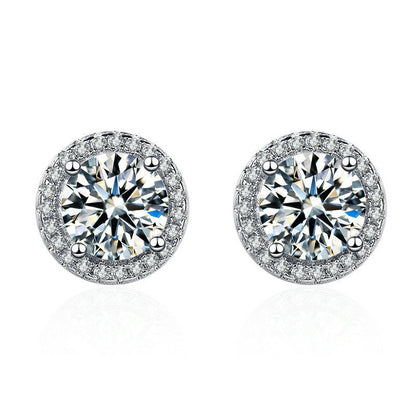Simulated Moissanite Earrings Women Fashion