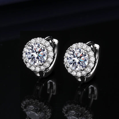 Simulated Moissanite Earrings Women Fashion