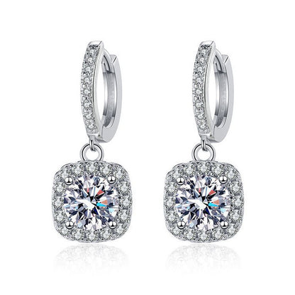 Simulated Moissanite Earrings Women Fashion