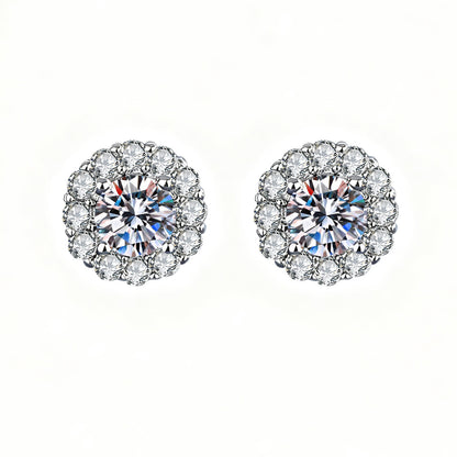 Simulated Moissanite Earrings Women Fashion